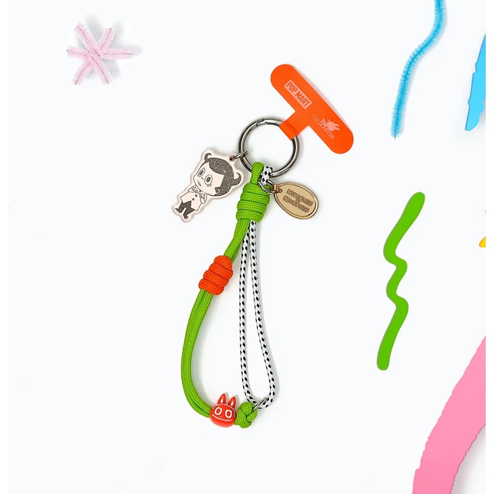 THE MONSTERS 10th Anniversary
Series Phone Charm - YaYa - Green - Orange